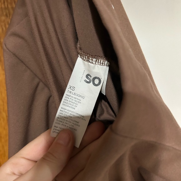 SO Chocolate Brown Leggings - Picture 3 of 5